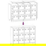 vidaXL Komoda antracit 135x39x103,5 cm hladno valjano jeklo | Shoptok.si