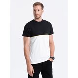Ombre Men's two-tone cotton t-shirt Cijene