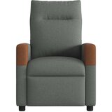 vidaXL Električni masažni naslanjač temno sivo blago | Shoptok.si