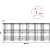  Gabion s žicom debljine 5 mm i mrežom 10x10 cm 400x10x150 cm | shoptok.hr