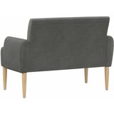  Ljubavni kauč s gumbima Tamnosiva 116 x 67 x 81 cm | Eponuda.com