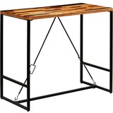Barska miza iz trdnega predelanega lesa 120x60x106 cm | Shoptok.si