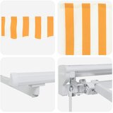  Ručno sklopiva tenda Žuta 3 x 2,5 m Poliester s PU premazom | shoptok.hr