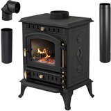 THUNDER Kamin peč – litoželezna peč s kompletom cevi, ECODESIGN, A energijski razred ® MITRA 7 kW, (5000098556) | Shoptok.si