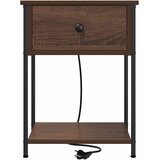  Noćni ormar 2 pcs Smeđi hrast 42 x 41 x 56 cm Konstruirano drvo | shoptok.hr