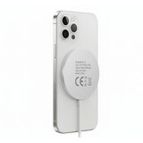 Oem Mayaxess, Polnilnik za iPhone 16 Pro Max Magsafe magnetni 15W, Bela, (5000275879) Cene