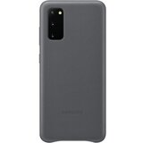 Samsung original usnjen ovitek ef-vg980lje za galaxy s20 g980 - zaščita zadnjega dela - siv Cene