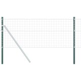 vidaXL Steber ograje. 2 pcs Zelena 70 cm Jeklo s prašnim premazom, (5000157992) | Shoptok.si