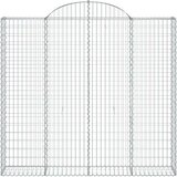  Lučne gabionske košare 4 kom 200x30x180/200cm pocinčano željezo | shoptok.hr