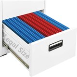 vidaXL Ormarić za spise bijeli 46 x 62 x 133 cm čelični | shoptok.hr