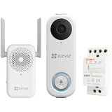 Ezviz IP Kamera DB1C 2.0MP kit z domofonom in zvoncem, brezžična | Shoptok.si