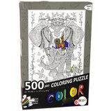 Colours Puzzle 500 Elephant | shoptok.hr