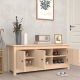 Ormarić za cipele 110 x 38 x 45,5 cm od masivne borovine | shoptok.hr