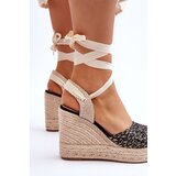 Boto Tied Women's Wedge Sandals Black Josephine | Shoptok.si