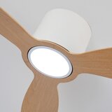  ZEVENTI - LED plafonski ventilator VENTORA LED/24W/230V Wi-Fi Tuya bela/hrast + daljinski upravljač | Eponuda.com