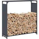  stojalo za drva antracit 90x28x90 cm hladno valjano jeklo | Shoptok.si