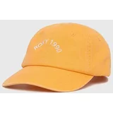Roxy Pamučna kapa sa šiltom boja: narančasta, s aplikacijom
