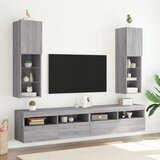 TV ormarić s LED svjetlima boja hrasta 30,5x30x102 cm | shoptok.hr