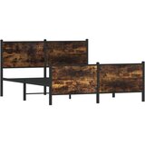 vidaXL metalni okvir kreveta s uzglavljem i podnožjem 140x200 cm | shoptok.hr