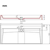  Umivaonik od lijevanih minerala/mramora 100 x 46 x 11 cm bijeli | shoptok.hr