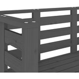  Vrtna klupa siva 111,5 x 53 x 71 cm od masivne borovine | Eponuda.com