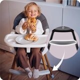 Momi stolica za hranjenje bebe Reki Grey Black, 6m+ | Eponuda.com