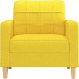  Fotelja Svjetložuta 60 cm od tkanine | Eponuda.com