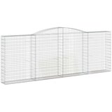  Lučne gabionske košare 5 kom 400x30x40/60 cm pocinčano željezo | shoptok.hr