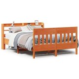  Okvir kreveta bez madraca voštano smeđi 140x190 cm od borovine | shoptok.hr