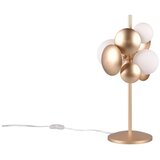 Trio Select Bijela/u zlatnoj boji stolna lampa sa staklenim sjenilom (visina 50 cm) Bubble – Cijene