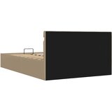  Hidraulični okvir za krevet LED boja cappuccina 140 x 200 cm | Eponuda.com