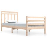  Posteljni okvir iz trdnega lesa 100x200 cm, (20647347) | Shoptok.si
