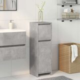vidaXL Kopalniška omarica betonsko siva 30x30x95 cm iverna plošča | Shoptok.si