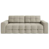 Makamii Smeđe-siva sklopiva sofa od bouclé tkanine 255 cm Milu – | shoptok.hr