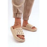 EVENTO PH2 Women's Foam Flip Flops on Thick Sole Beige Beula | Shoptok.si