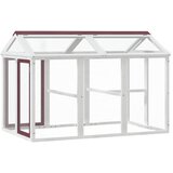 Boks za životinje boja kave 141 x 94 x 104 cm masivna borovina | Eponuda.com
