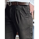 DStreet Spodnie damskie chinosy z paskiem MODELA czarne | Shoptok.si