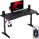 Oblivion gaming oprema Podesivi gaming sto Huzaro Hero 3.6 RGB Black - 140x60 | Eponuda.com