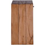  Noćni ormarić Smeđa 63 x 30 x 79 cm Čvrsto mahagonijsko drvo | shoptok.hr