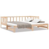  Dnevni ležaj na izvlačenje 2x (80 x 200) cm od masivne borovine | Eponuda.ba