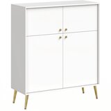  Moderni kredenc bife 105 4 cm s metalnim nogama za blagovaonicu i kuhinju krem ​​bijela Cijene