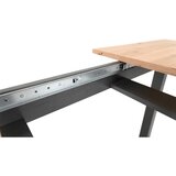 MID.YOU Jedilna miza , antracit, hrast artisan | Shoptok.si