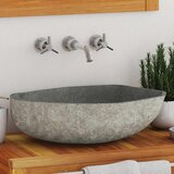  Umivaonik od riječnog kamena ovalni (45 - 53) x (34 - 41) cm | shoptok.hr