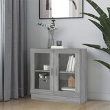 vidaXL Vitrina boja hrasta sonome 82,5x30,5x80 cm konstruirano drvo Cijene
