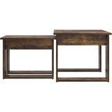  Set stolića za kavu 2 pcs Dimljeni hrast Konstruirano drvo | shoptok.hr