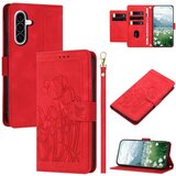 SUNSKY Eleganten etui ovitek za Samsung A36 in A56 5G, Tulipani, Rdeč | Shoptok.si