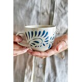 Bloomingville Belo-modra lončena skodelica 240 ml Heikki – | Shoptok.si
