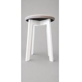  Tabure KUBE prečnik 36 cm bela/krem | Eponuda.com
