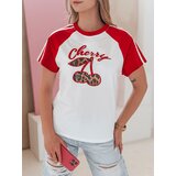DStreet T-shirt damski z efektem 3D CEKINKA czerwony | Shoptok.si