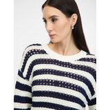 Orsay Dark blue women's striped sweater - Women's | ePonuda.com